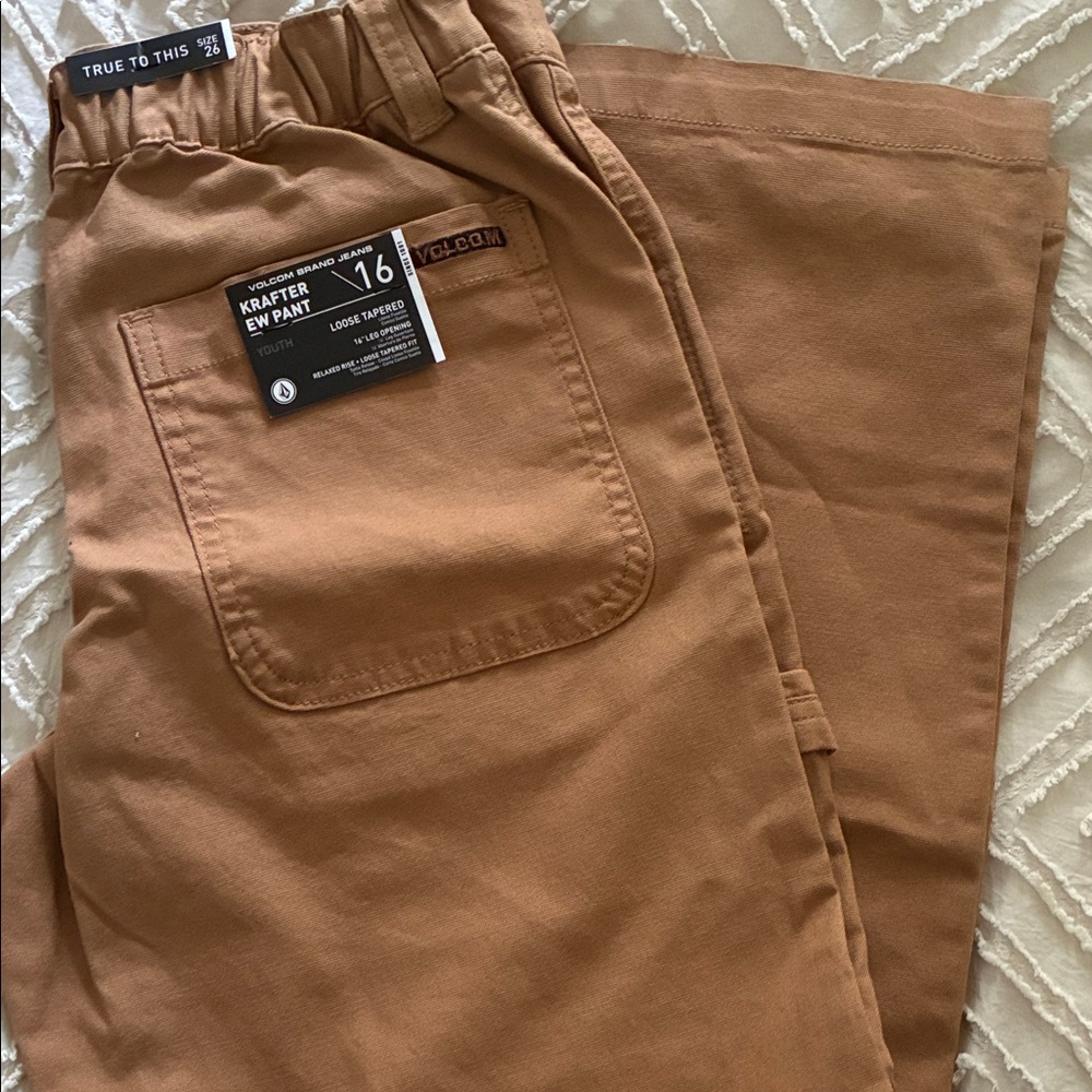 Volcom Kids' Tan Casual Pants